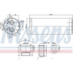 Nissens Αφυγραντήρας, σύστ. Κλιματισμού - 95352