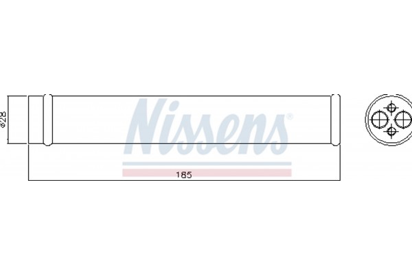 Nissens Αφυγραντήρας, σύστ. Κλιματισμού - 95367