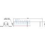 Nissens Αφυγραντήρας, σύστ. Κλιματισμού - 95383