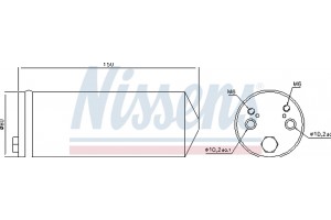 Nissens Αφυγραντήρας, σύστ. Κλιματισμού - 95413