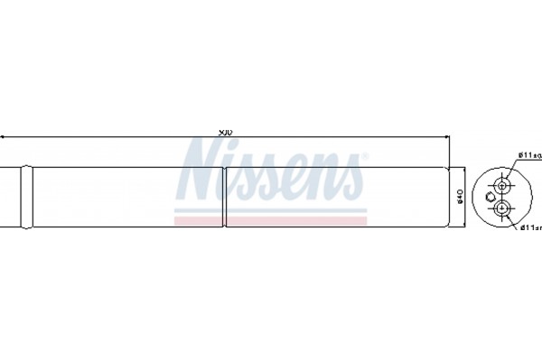 Nissens Αφυγραντήρας, σύστ. Κλιματισμού - 95442
