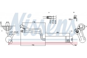 Nissens Αφυγραντήρας, σύστ. Κλιματισμού - 95448