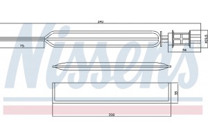 Nissens Αφυγραντήρας, σύστ. Κλιματισμού - 95469
