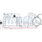 Nissens Αφυγραντήρας, σύστ. Κλιματισμού - 95474