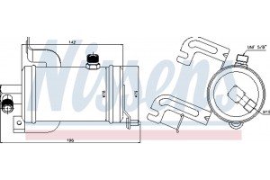 Nissens Αφυγραντήρας, σύστ. Κλιματισμού - 95474