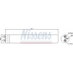 Nissens Αφυγραντήρας, σύστ. Κλιματισμού - 95480