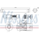 Nissens Αφυγραντήρας, σύστ. Κλιματισμού - 95490