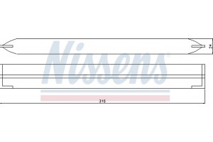 Nissens Αφυγραντήρας, σύστ. Κλιματισμού - 95499
