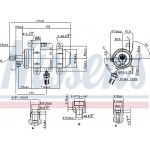 Nissens Αφυγραντήρας, σύστ. Κλιματισμού - 95509