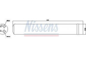 Nissens Αφυγραντήρας, σύστ. Κλιματισμού - 95519