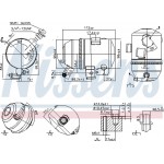 Nissens Αφυγραντήρας, σύστ. Κλιματισμού - 95520