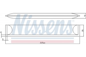 Nissens Αφυγραντήρας, σύστ. Κλιματισμού - 95608