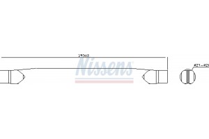 Nissens Αφυγραντήρας, σύστ. Κλιματισμού - 95623