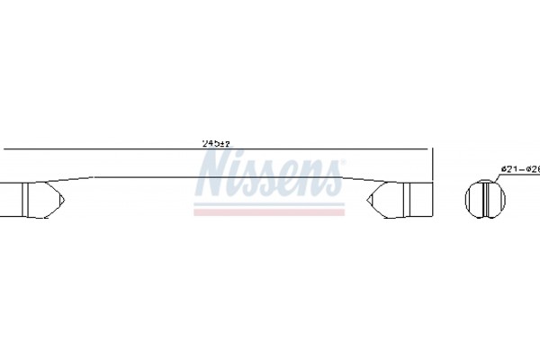 Nissens Αφυγραντήρας, σύστ. Κλιματισμού - 95623