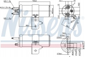 Nissens Αφυγραντήρας, σύστ. Κλιματισμού - 95624