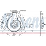 Nissens Αντλία νερού, Ψυγείο Κινητήρα - 831074