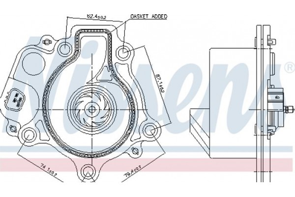 Nissens Αντλία Νερού - 831074