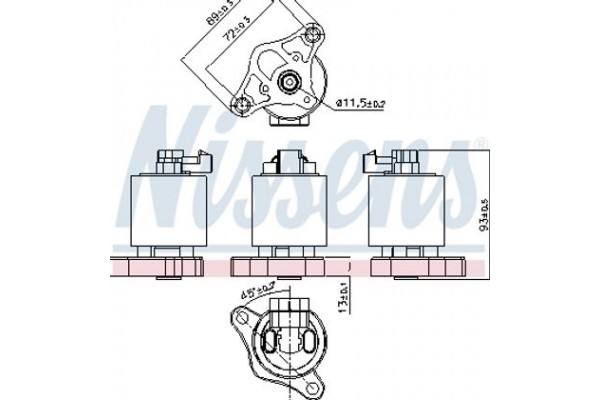 Nissens Βαλβίδα Agr - 98153