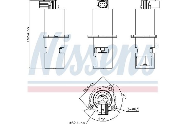 Nissens Βαλβίδα Agr - 98154