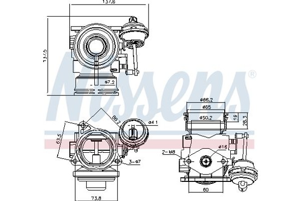 Nissens Βαλβίδα Agr - 98162