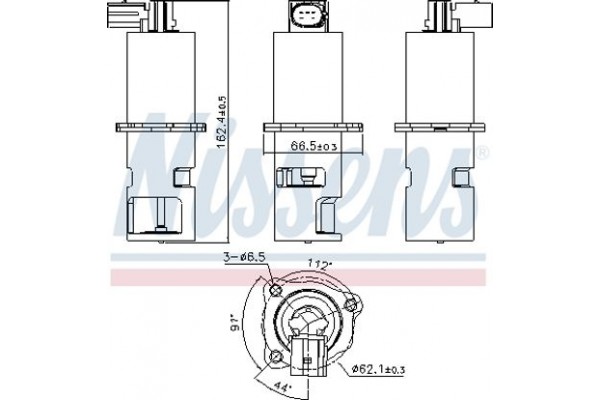 Nissens Βαλβίδα Agr - 98163