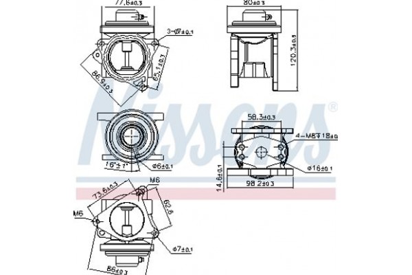 Nissens Βαλβίδα Agr - 98173