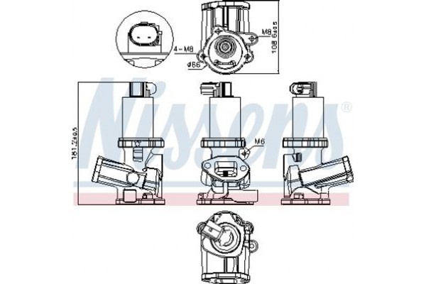 Nissens Βαλβίδα Agr - 98175