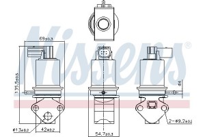 Nissens Βαλβίδα Agr - 98179