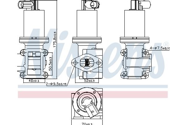 Nissens Βαλβίδα Agr - 98180