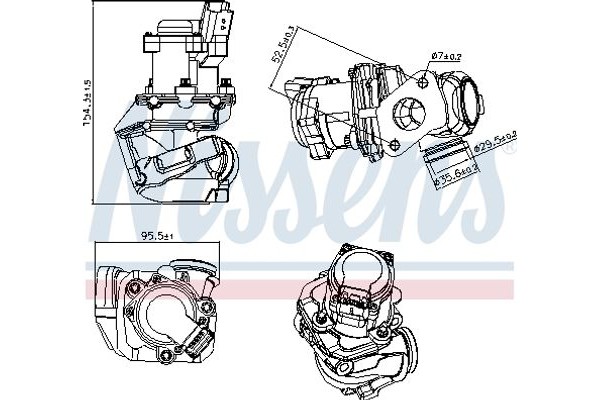 Nissens Βαλβίδα Agr - 98188