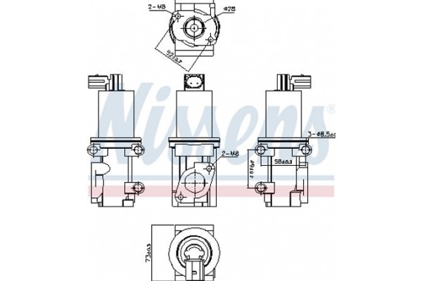 Nissens Βαλβίδα Agr - 98193