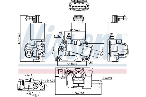 Nissens Βαλβίδα Agr - 98227