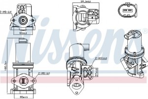 Nissens Βαλβίδα Agr - 98308