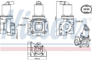 Nissens Βαλβίδα Agr - 98309