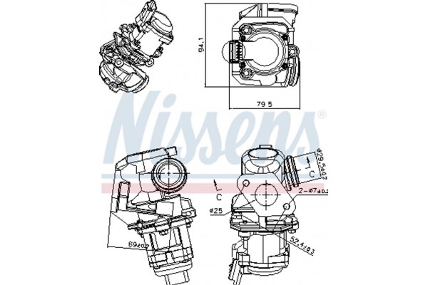 Nissens Βαλβίδα Agr - 98150