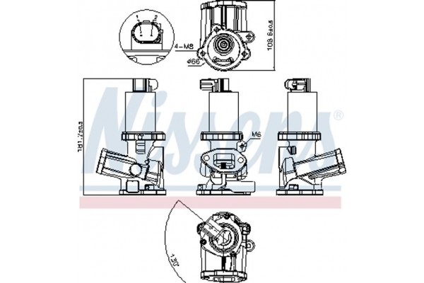 Nissens Βαλβίδα Agr - 98175