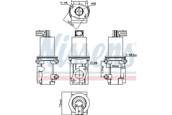 Nissens Βαλβίδα Agr - 98193