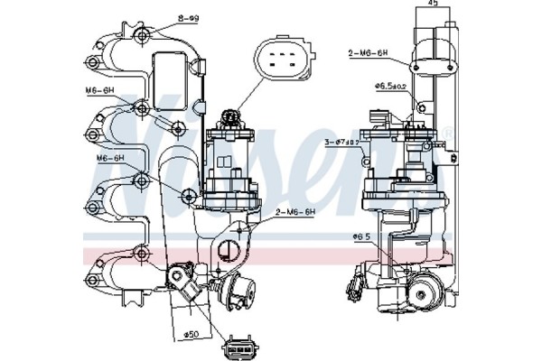 Nissens Βαλβίδα Agr - 98239