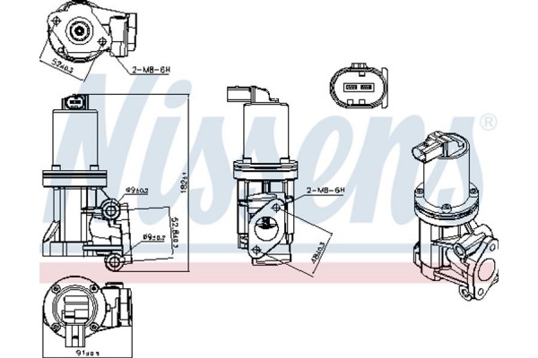 Nissens Βαλβίδα Agr - 98307