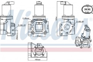Nissens Βαλβίδα Agr - 98309