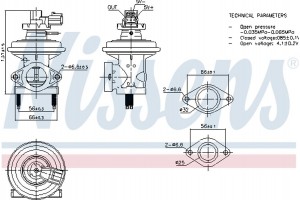 Nissens Βαλβίδα Agr - 98474