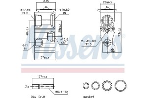 Nissens Βαλβίδα εκτόνωσης, συστ. κλιματ. - 999290