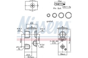 Nissens Βαλβίδα εκτόνωσης, συστ. κλιματ. - 999342