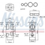 Nissens Βαλβίδα εκτόνωσης, συστ. κλιματ. - 999233