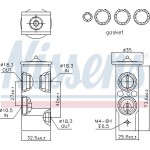Nissens Βαλβίδα εκτόνωσης, συστ. κλιματ. - 999249
