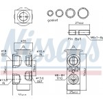 Nissens Βαλβίδα εκτόνωσης, συστ. κλιματ. - 999251