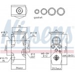 Nissens Βαλβίδα εκτόνωσης, συστ. κλιματ. - 999279