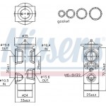 Nissens Βαλβίδα εκτόνωσης, συστ. κλιματ. - 999348