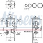 Nissens Βαλβίδα εκτόνωσης, συστ. κλιματ. - 999350