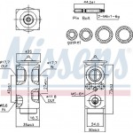 Nissens Βαλβίδα εκτόνωσης, συστ. κλιματ. - 999364